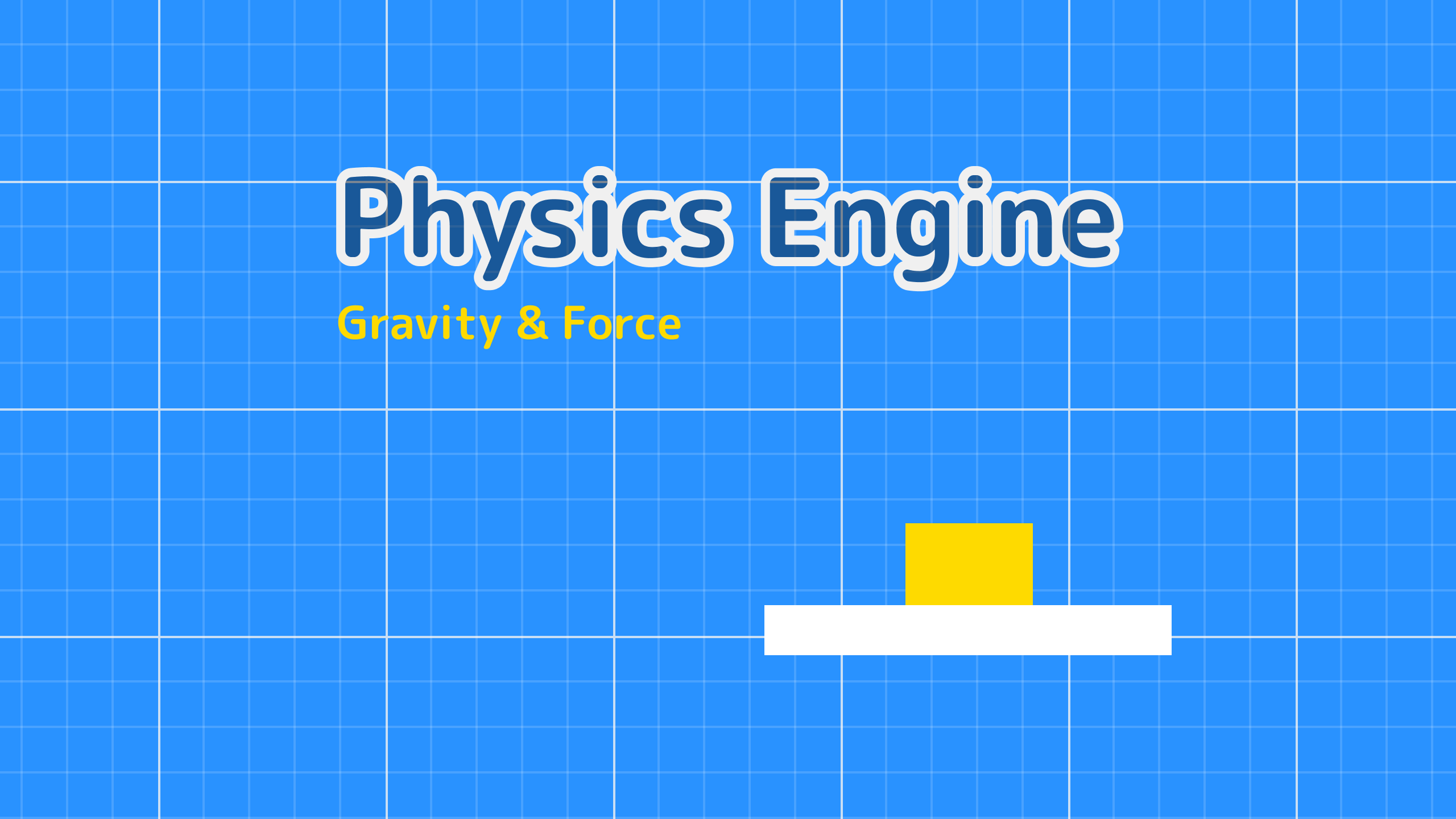 Physics Engine: Gravity & Force by @Jamin /Scratch project hosted on Cocrea.