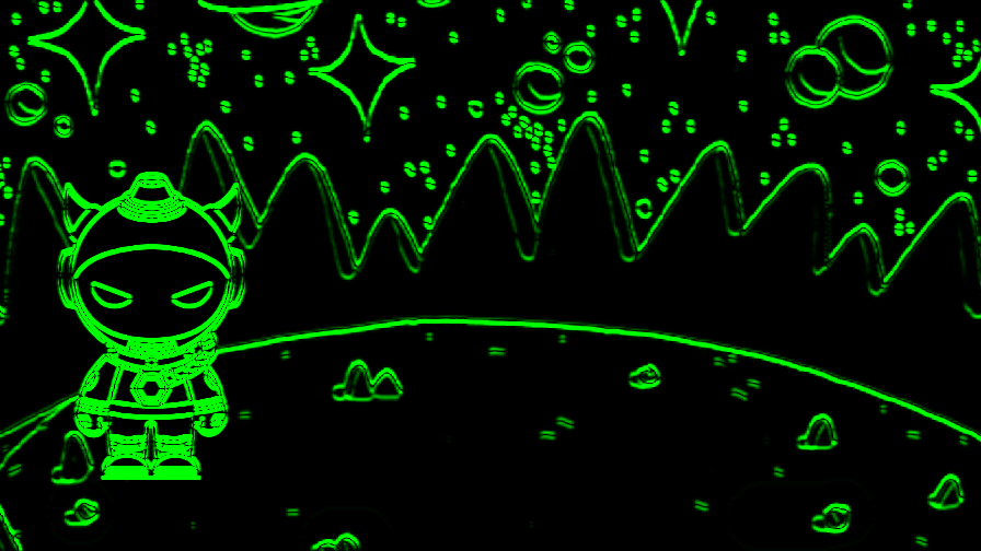 Gandi IDE Shader Sample: Edge Detection by @Jamin /Scratch project ...